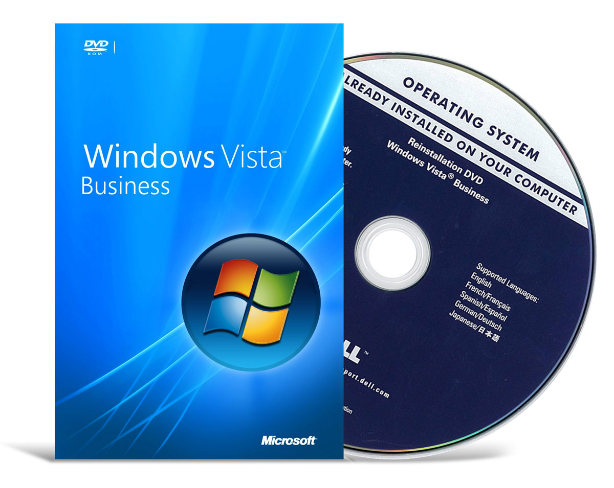 Windows Vista Business 32 Bit OEM Version Deutsch Französisch Englisch OEM Multi - Bild 1 von 1